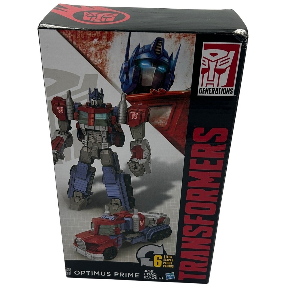 Hasbro Transformers Generations Optimus Prime Kids OS Red New 6-Step Figure